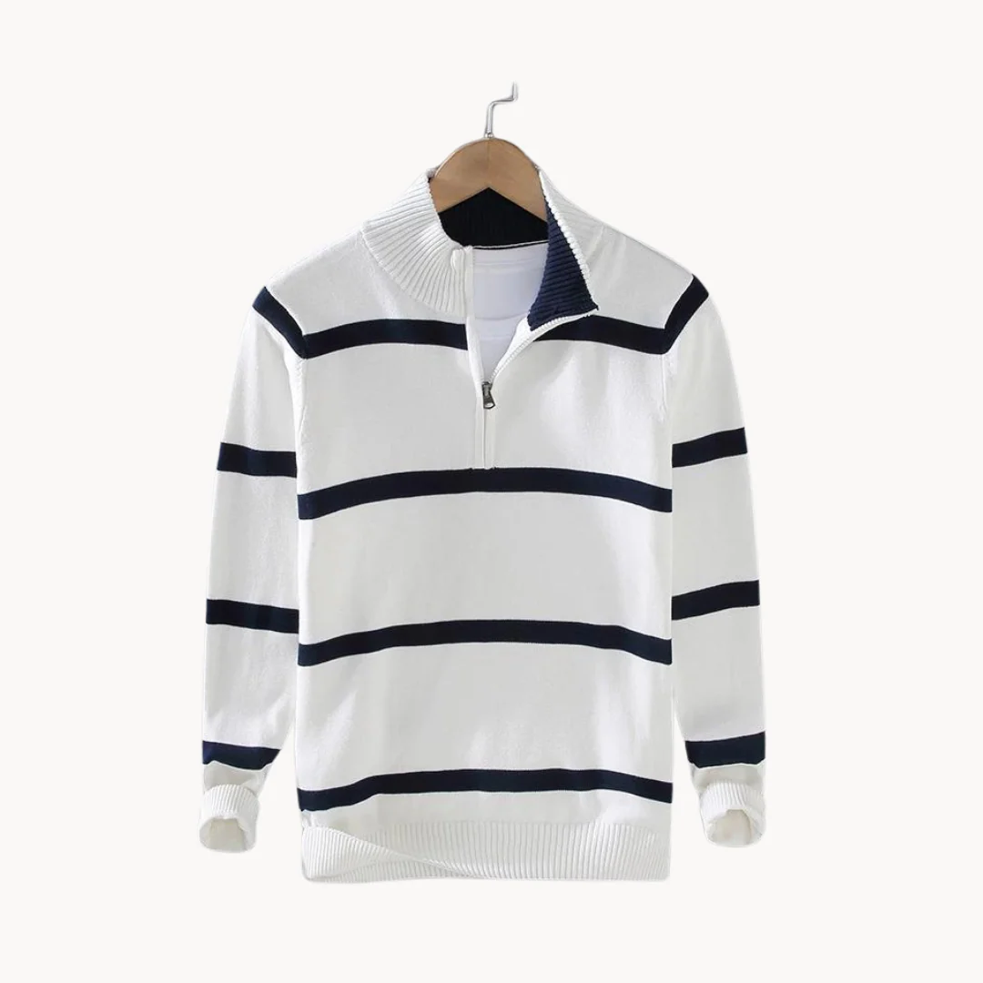 Clarence® | Fashionable Half Zip Sweater - Image 4