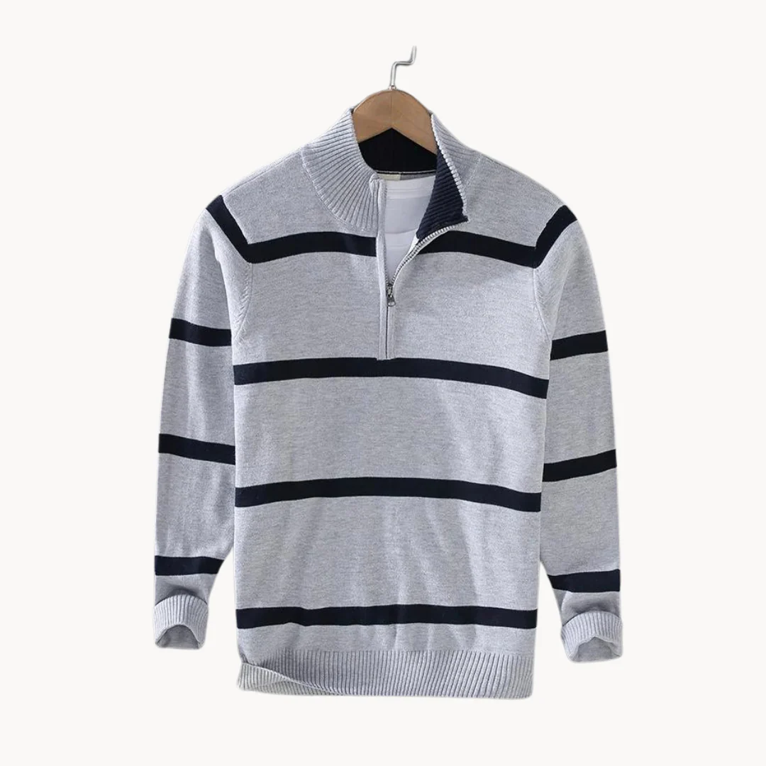 Clarence® | Fashionable Half Zip Sweater - Image 5