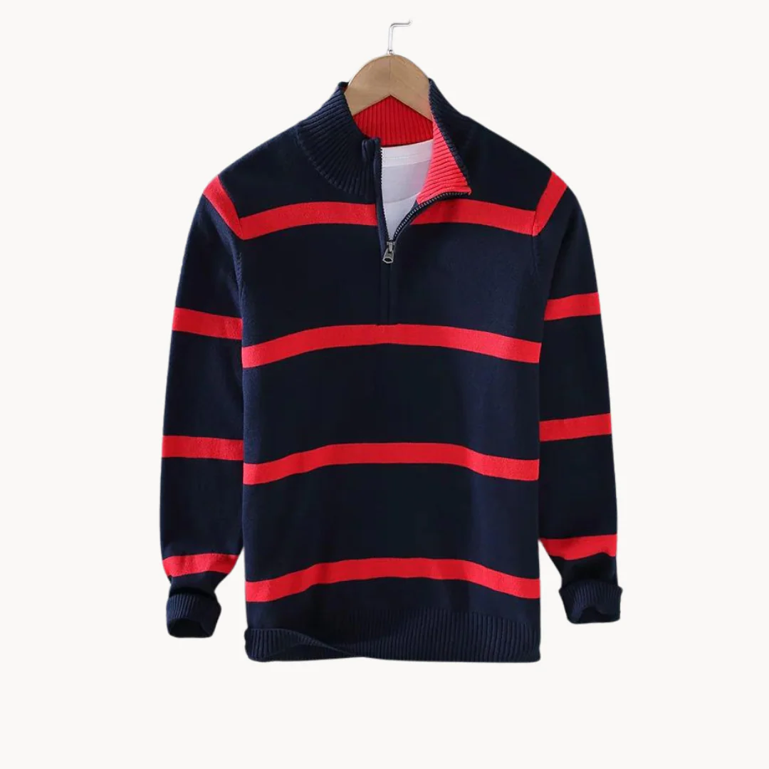 Clarence® | Fashionable Half Zip Sweater - Image 6