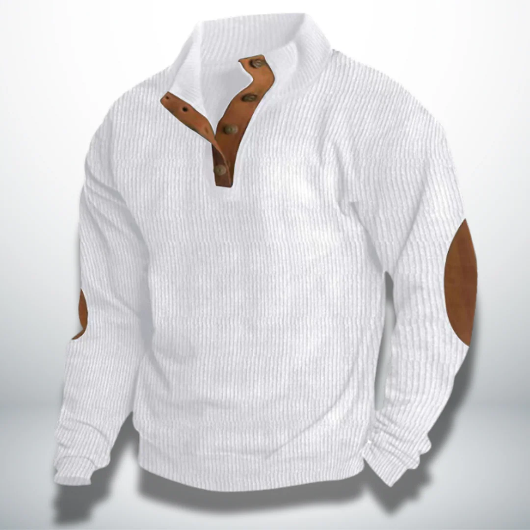 Clarencio® | Men's Velvet Effect Pullover - Image 5