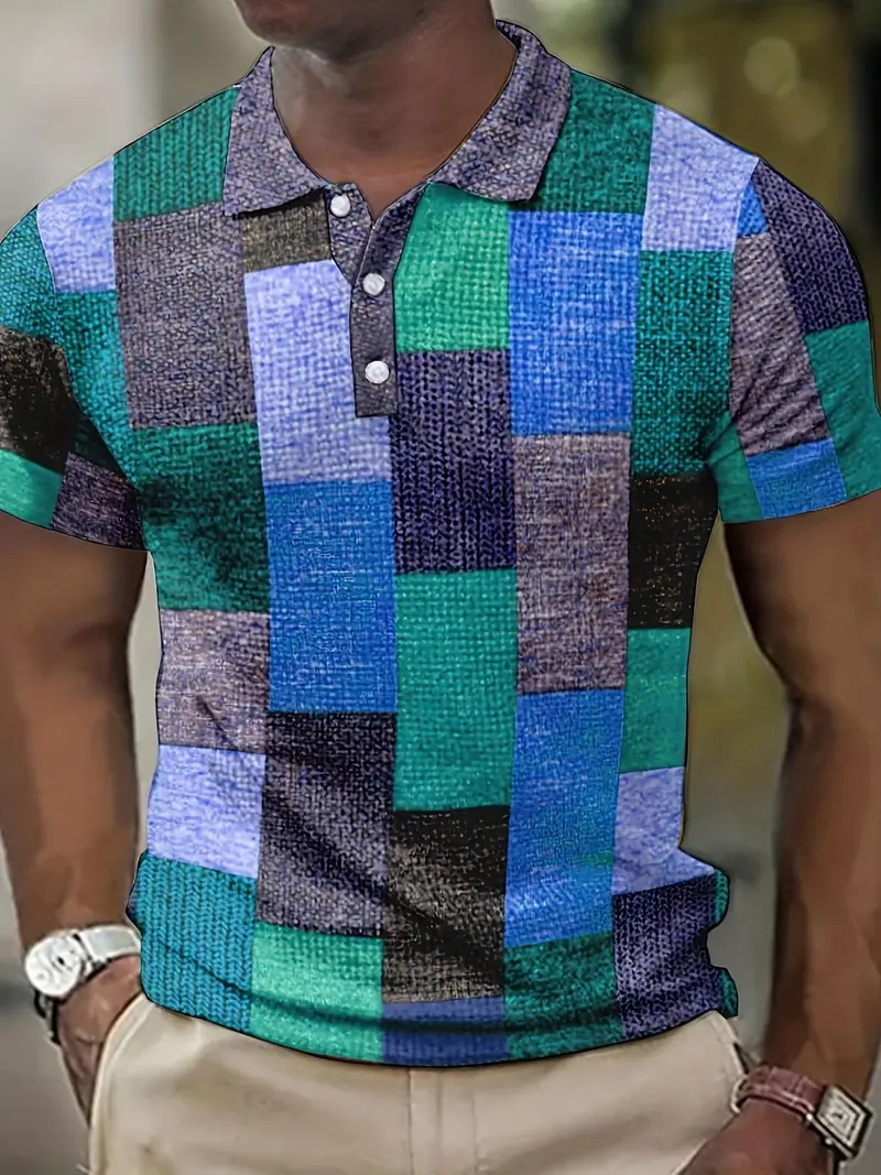 Claudian® | Casual Button Closure With Checked Pattern - Image 7