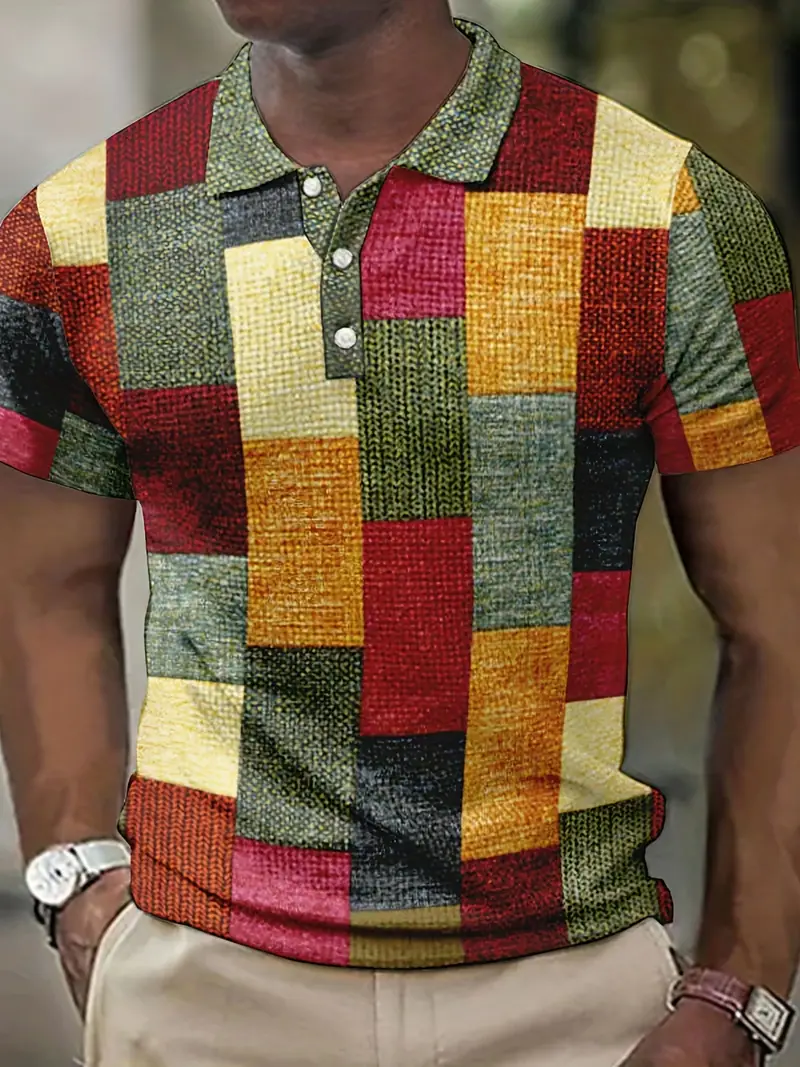 Claudian® | Casual Button Closure With Checked Pattern - Image 8
