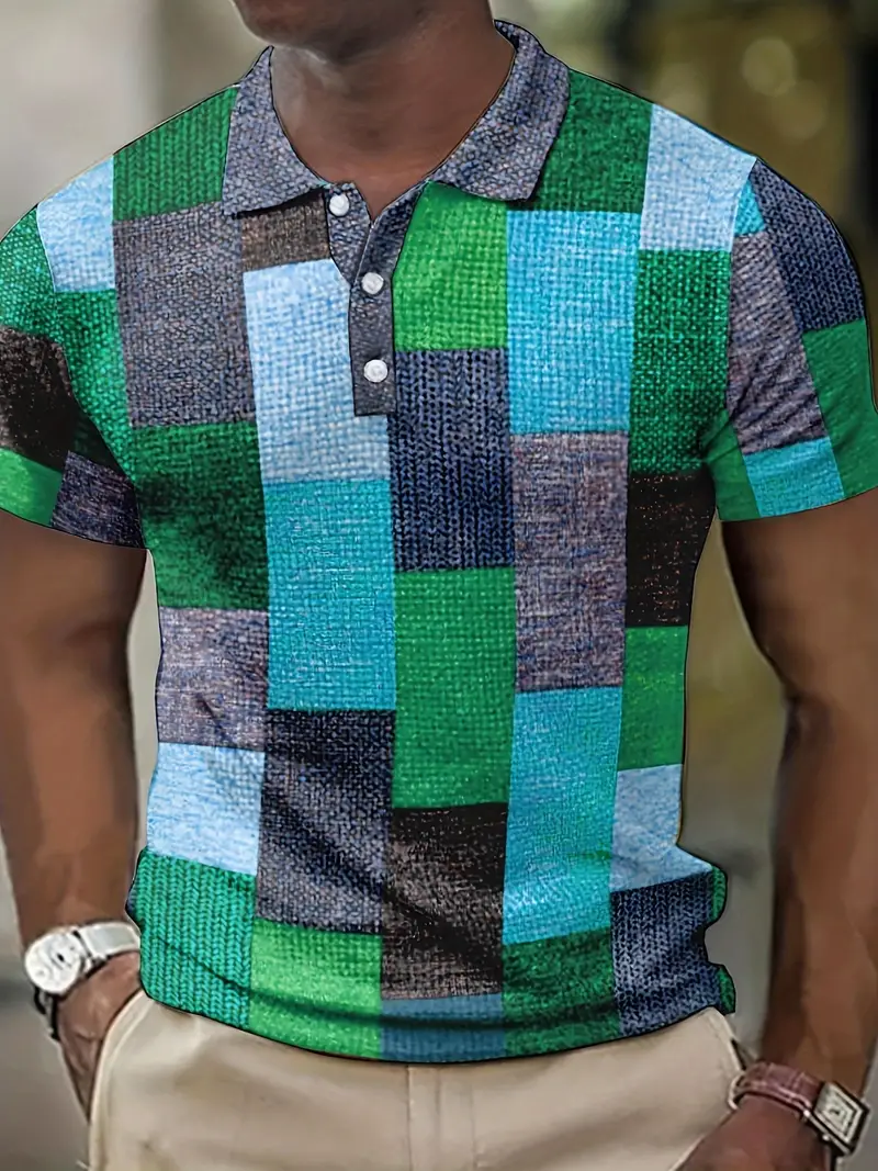 Claudian® | Casual Button Closure With Checked Pattern - Image 9