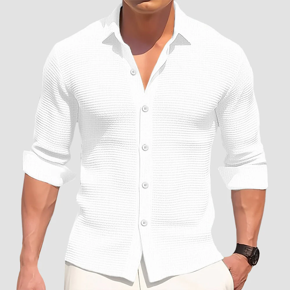 Claudio® | Casual Cotton Shirt - Image 6