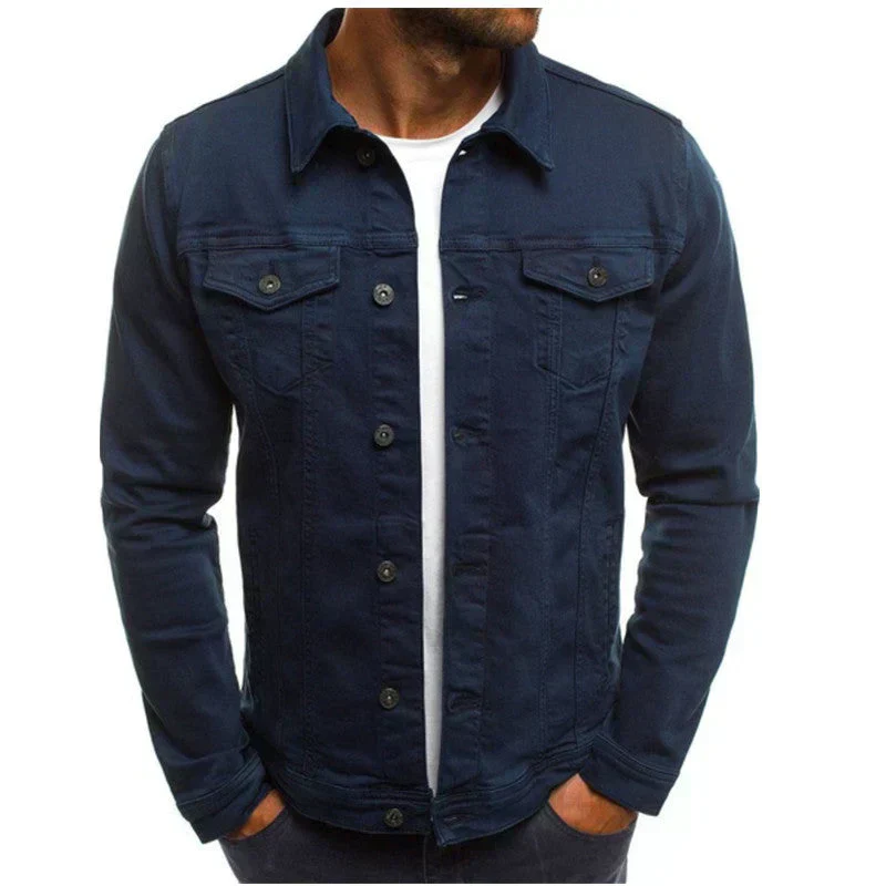 Claudius | Achim – Classic men's denim jacket - Image 4