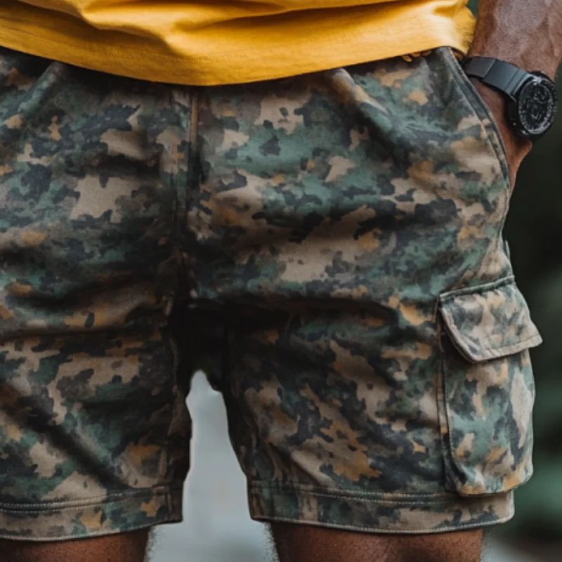 Clayton | Men'S Camouflage Multi-Pocket Shorts - Image 2