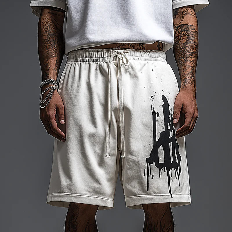 Clayton | Men'S Summer Fashion Printed Cotton Blended Casual Shorts - Image 2