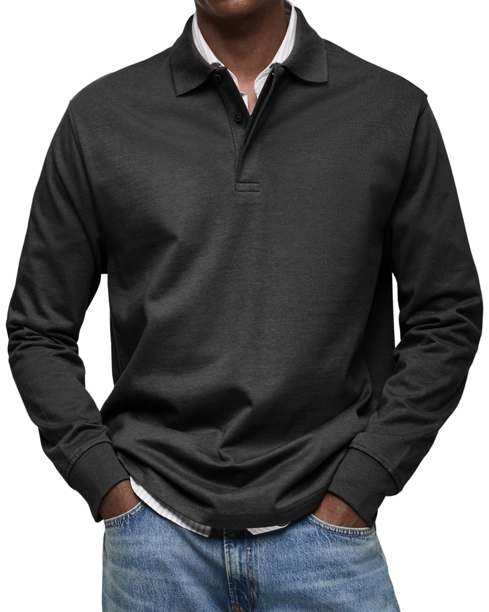Clemente® | Men'S Long-Sleeve Polo - Image 3