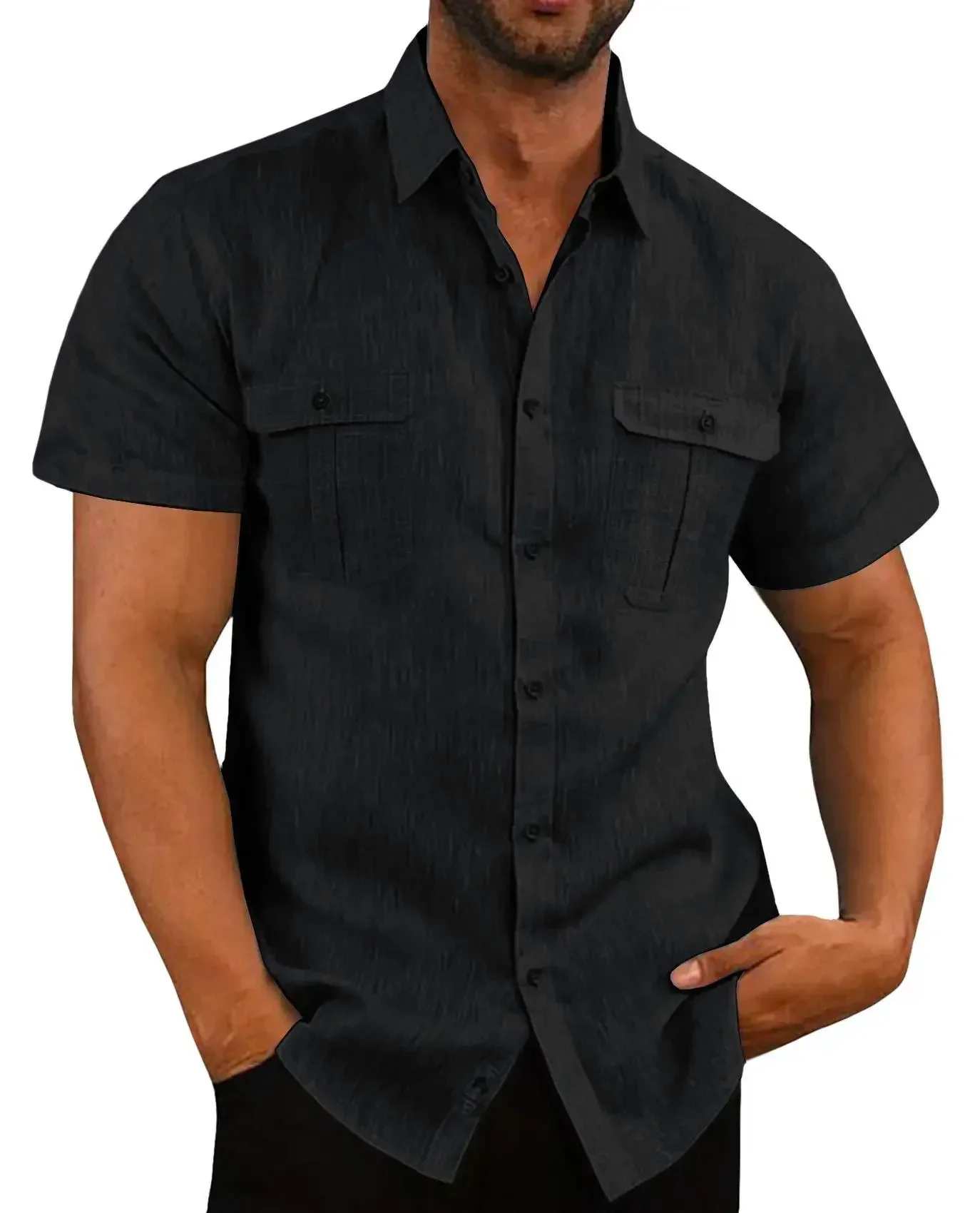 Cliff® | Men'S Linen Blouse - Image 4