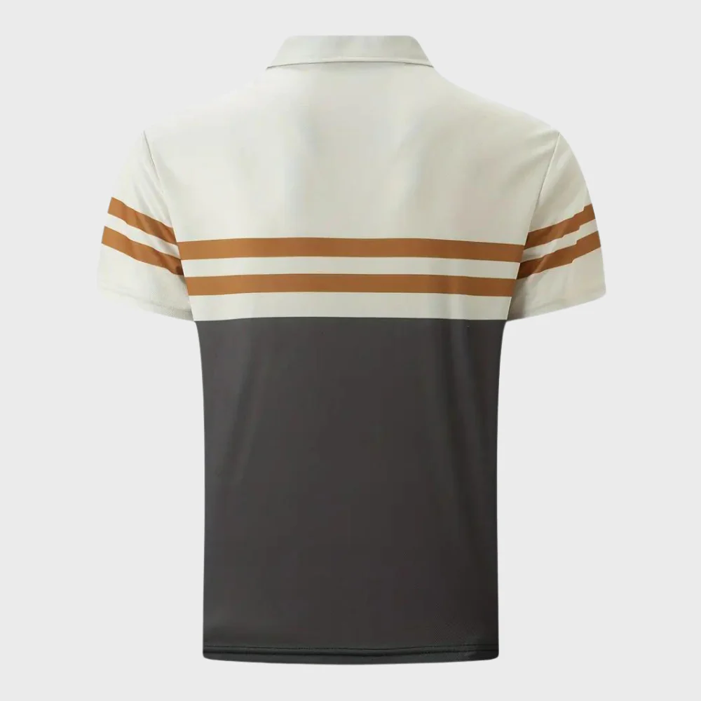 Clifford® | Casual striped polo shirt - Image 3