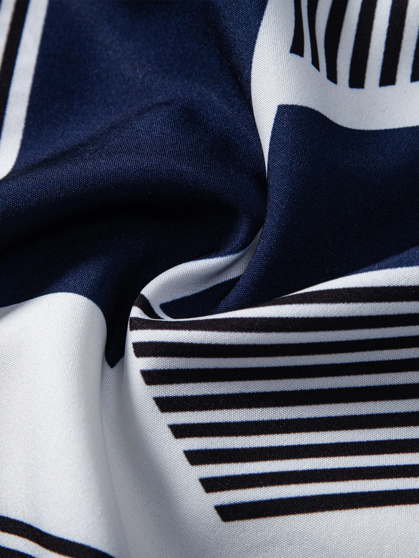 Clinton® | Color Block Geometry Print Button Up Shirt & Swim Shorts - Image 15