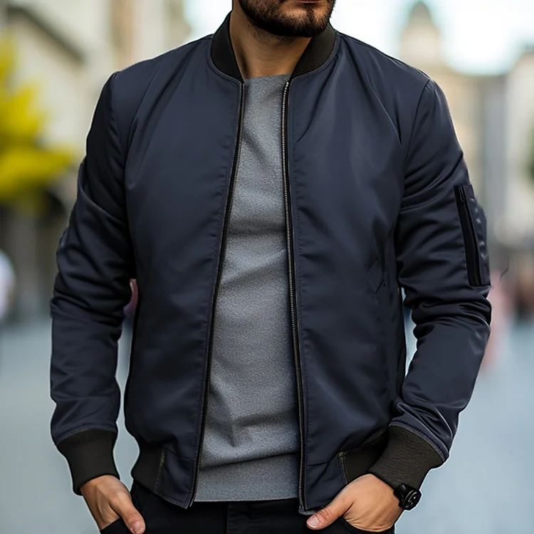 Clio | Trendy bomber jacket for men - Image 8