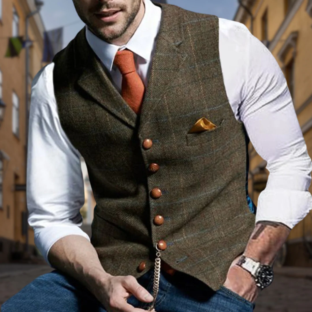 Clodoveo® | Formal V-Neck Waistcoat - Image 5