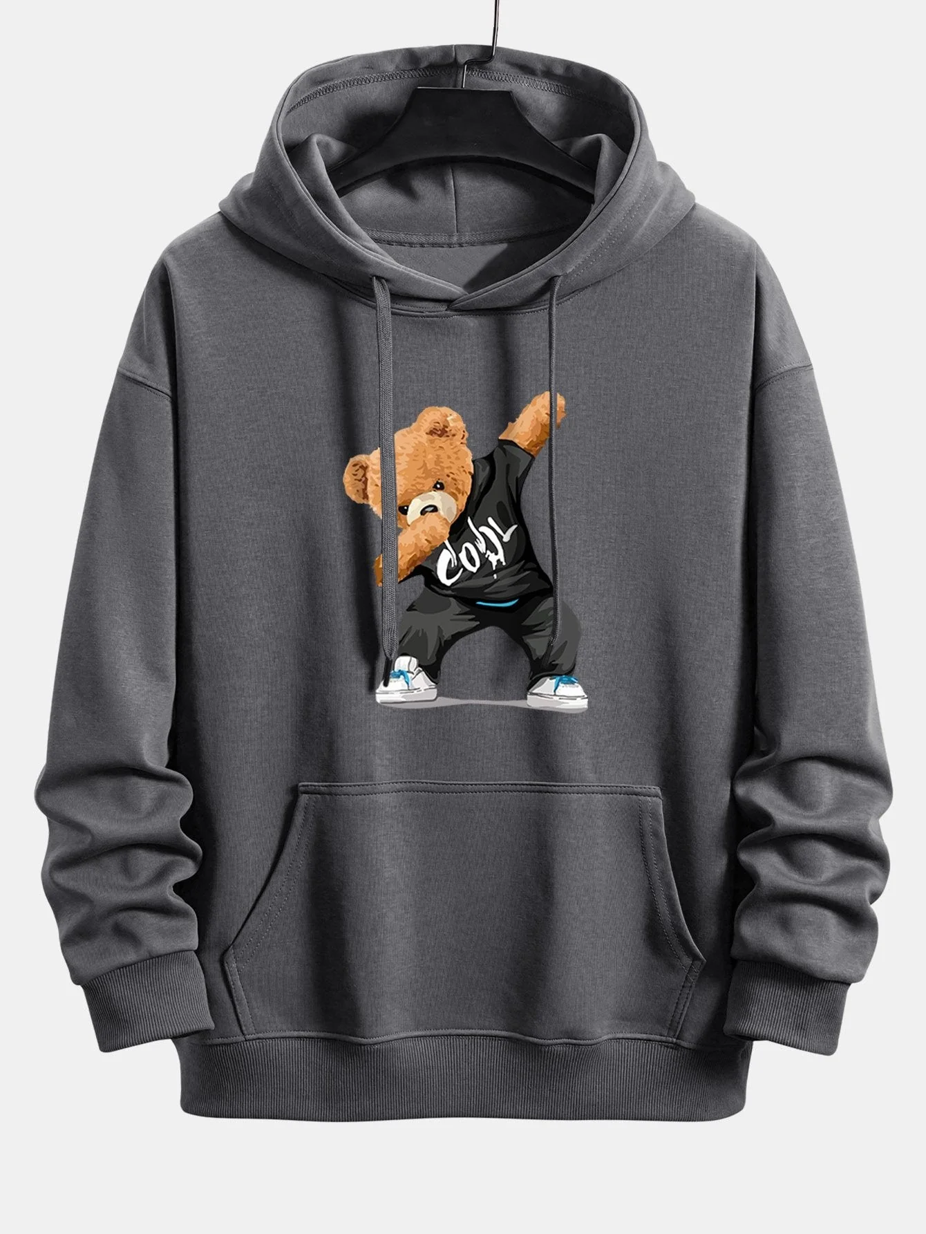 Colby | Cool Bear Print Relax Fit Hoodie - Image 2