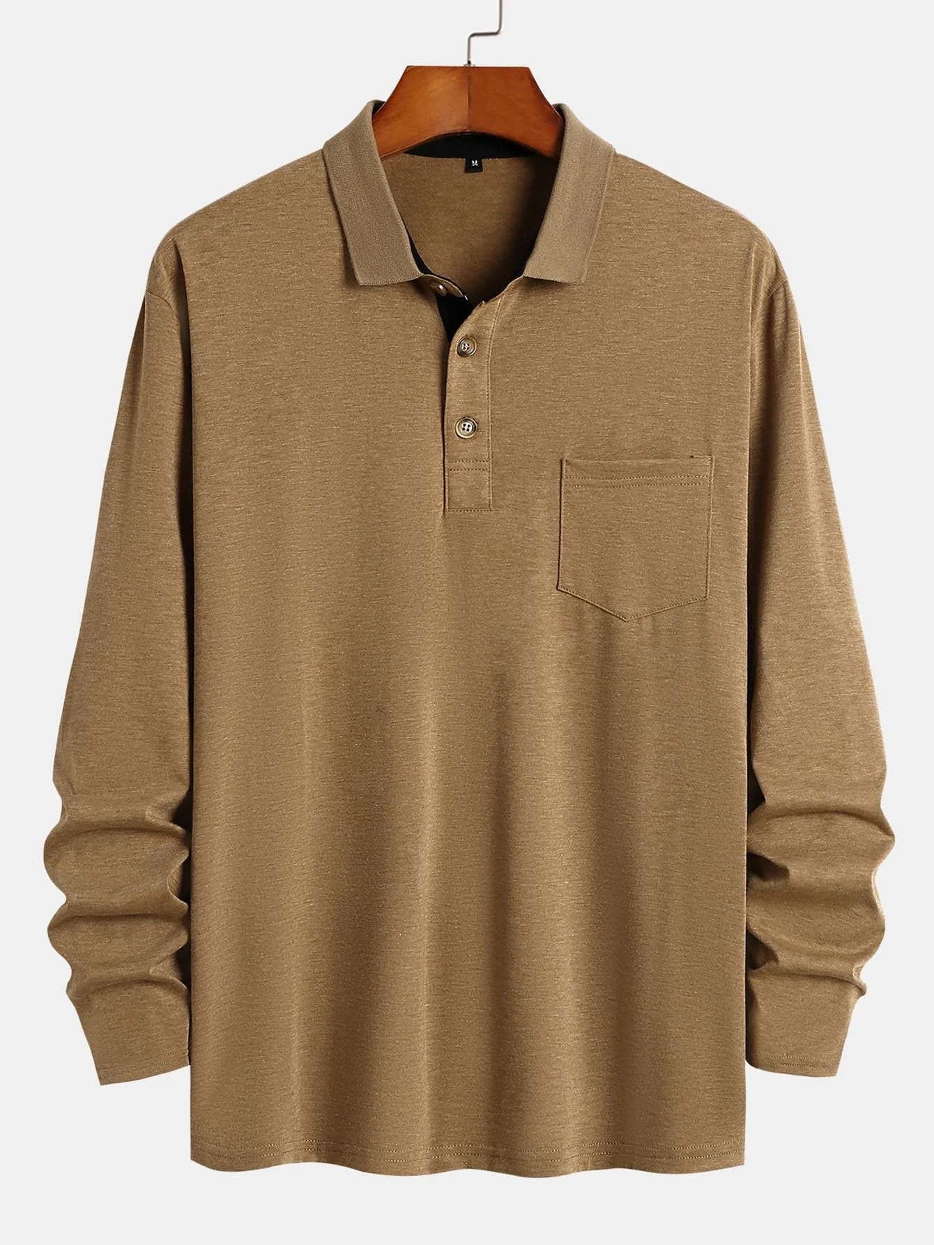 Cole | Long Sleeve Regular Fit Polo Shirt - Image 2