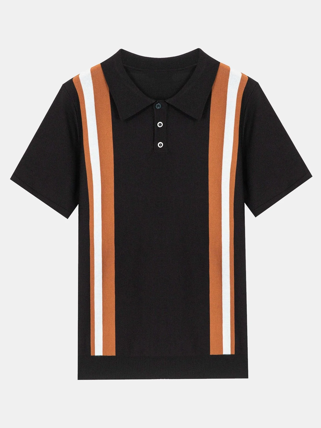 Cole | Striped Sweater Polo - Image 2