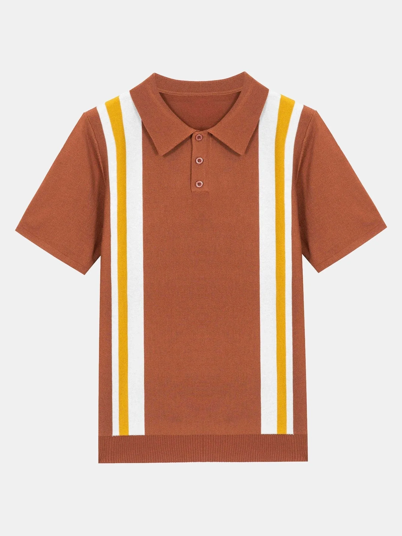 Cole | Striped Sweater Polo - Image 3