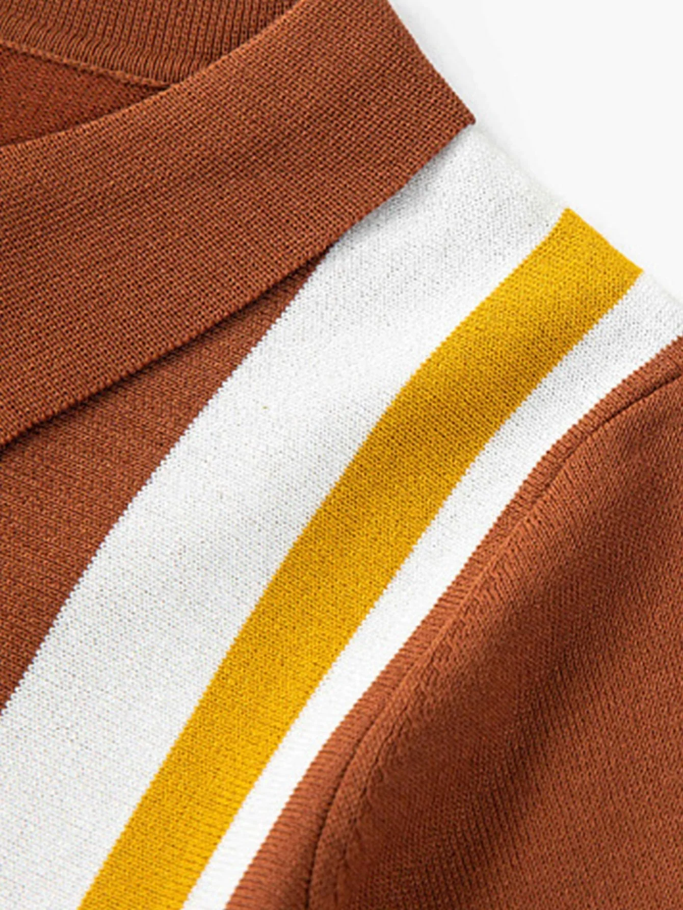 Cole | Striped Sweater Polo - Image 5