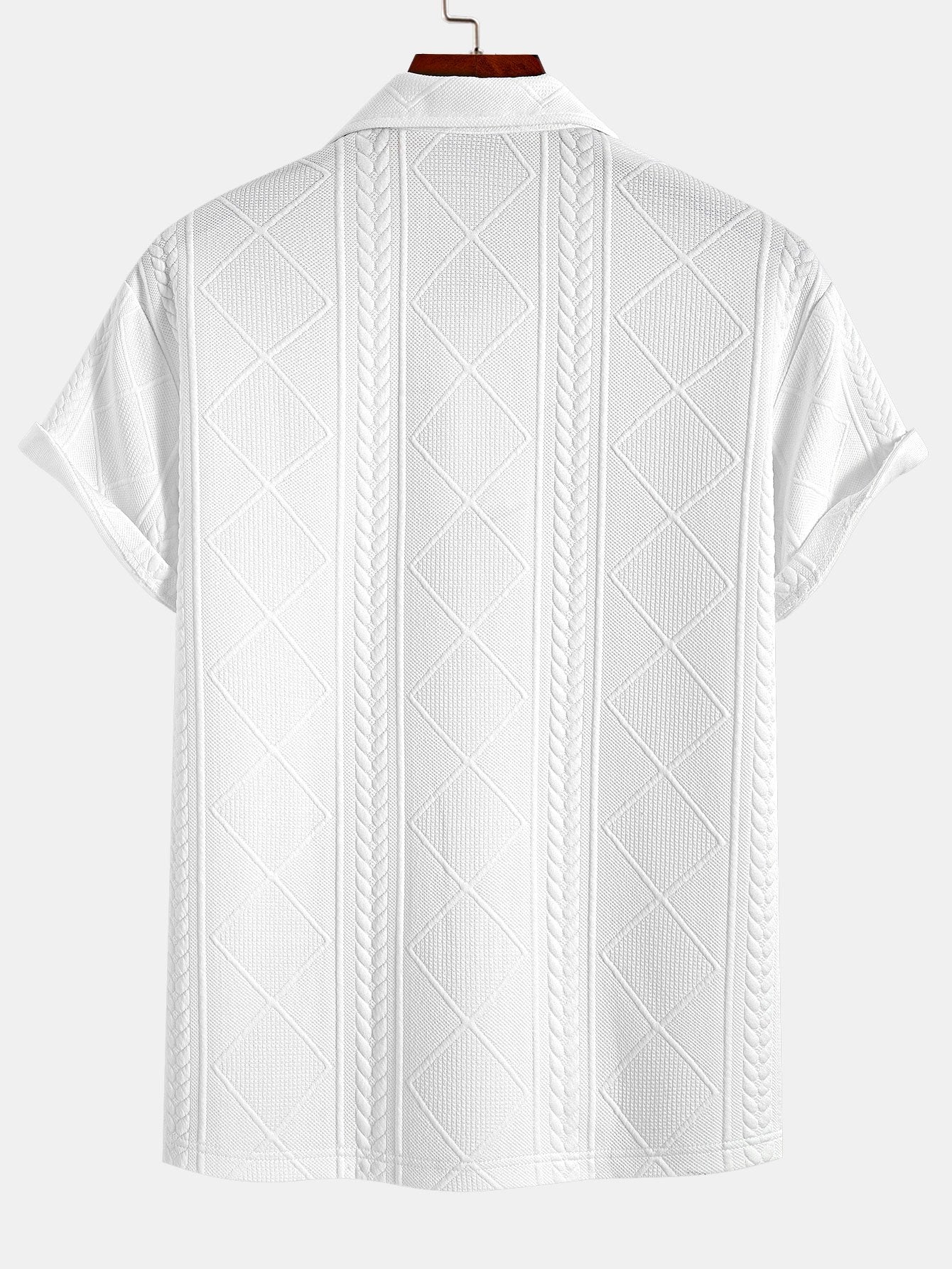 Colombo® | Geometric Jacquard Polo - Image 2