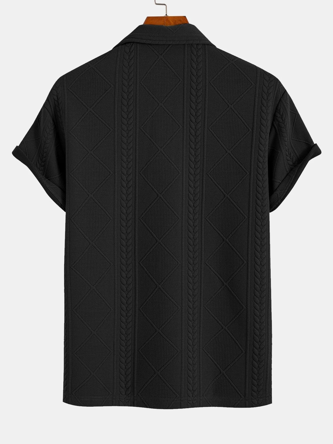 Colombo® | Geometric Jacquard Polo - Image 4