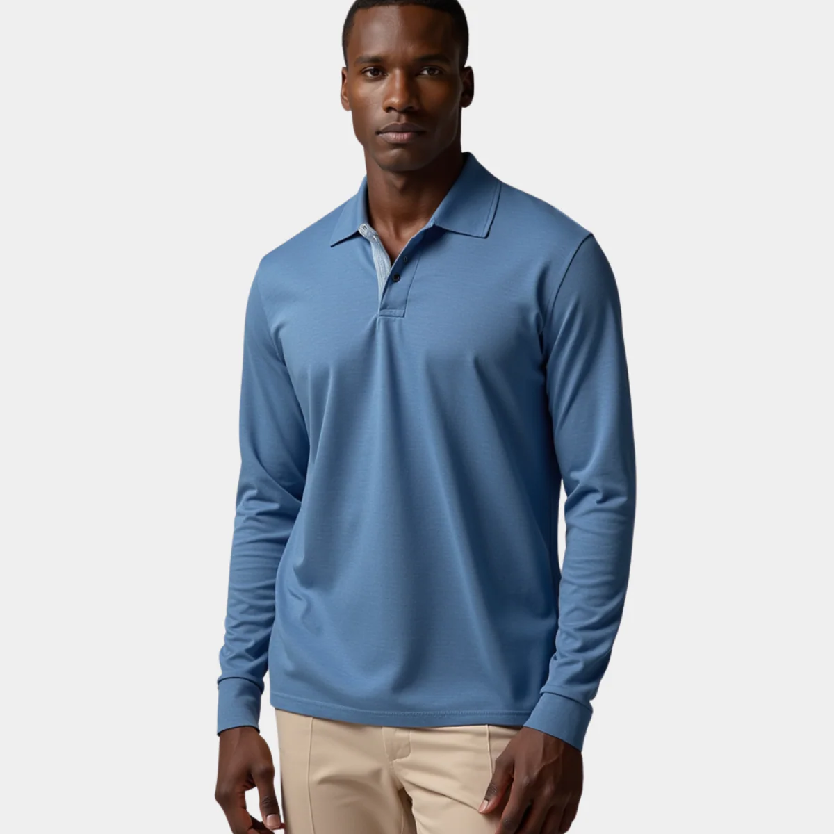 ColtonĀ® | Elegant Long Sleeved Polo Shirt