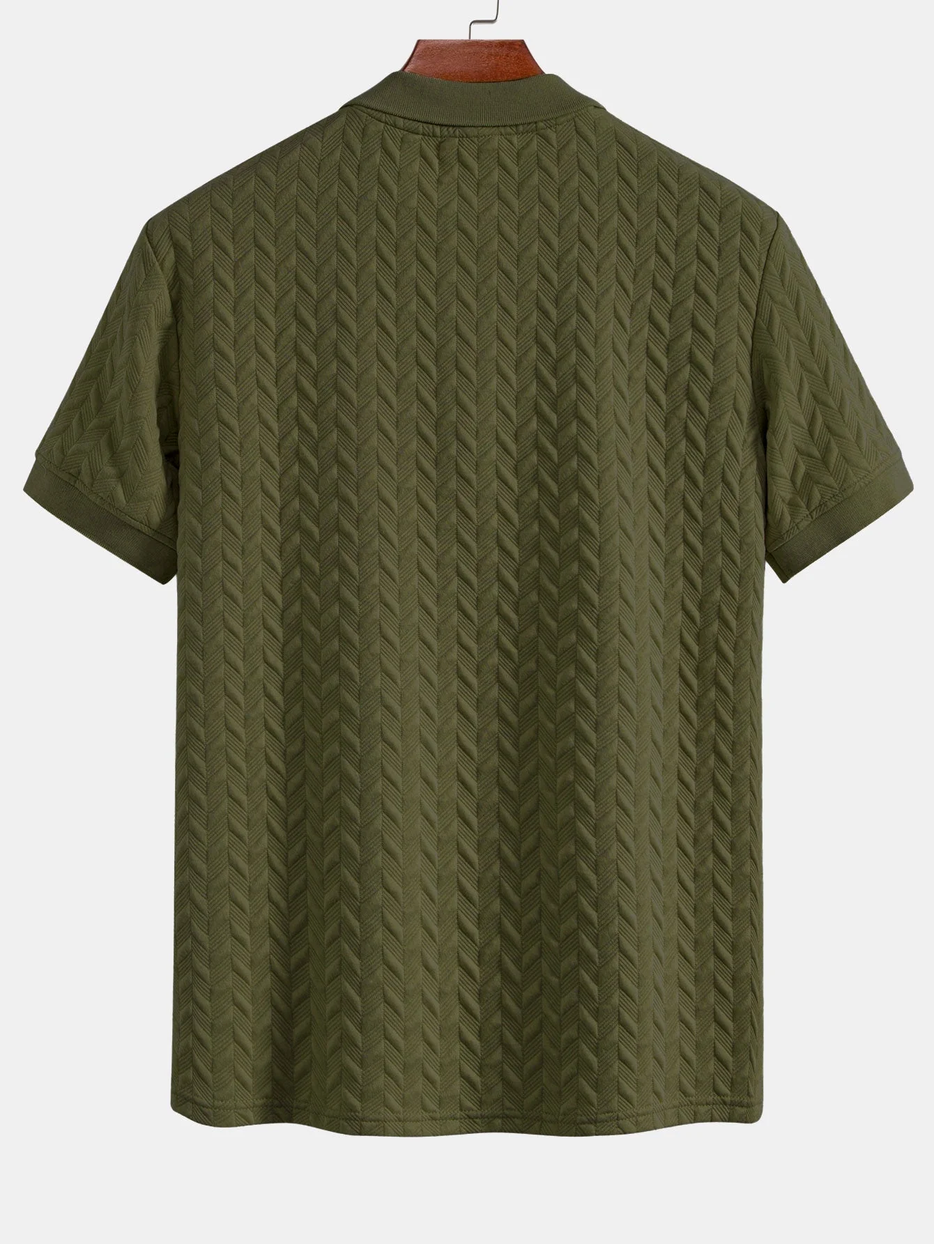 Colton | Geometric Jacquard Polo - Image 12