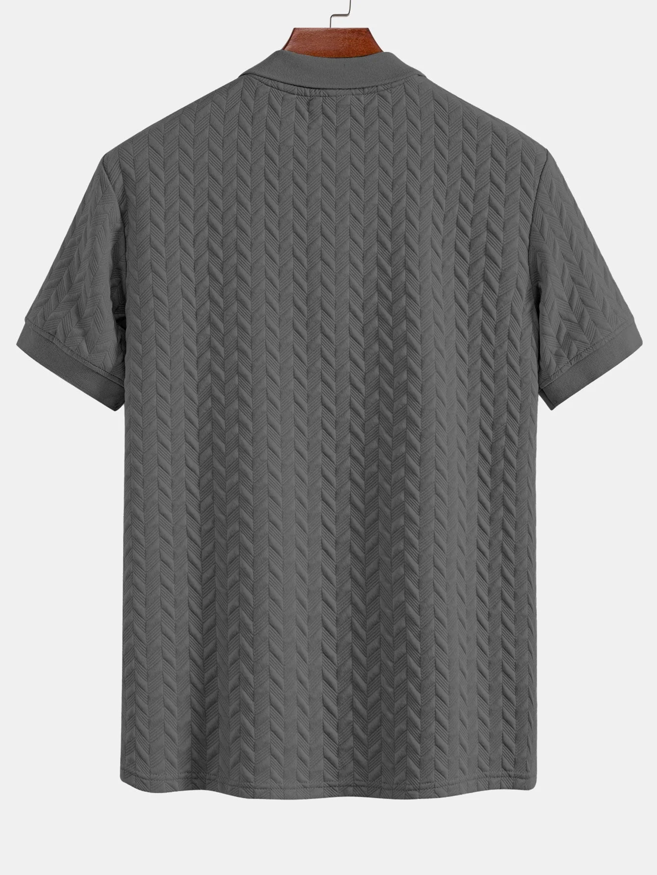 Colton | Geometric Jacquard Polo - Image 2