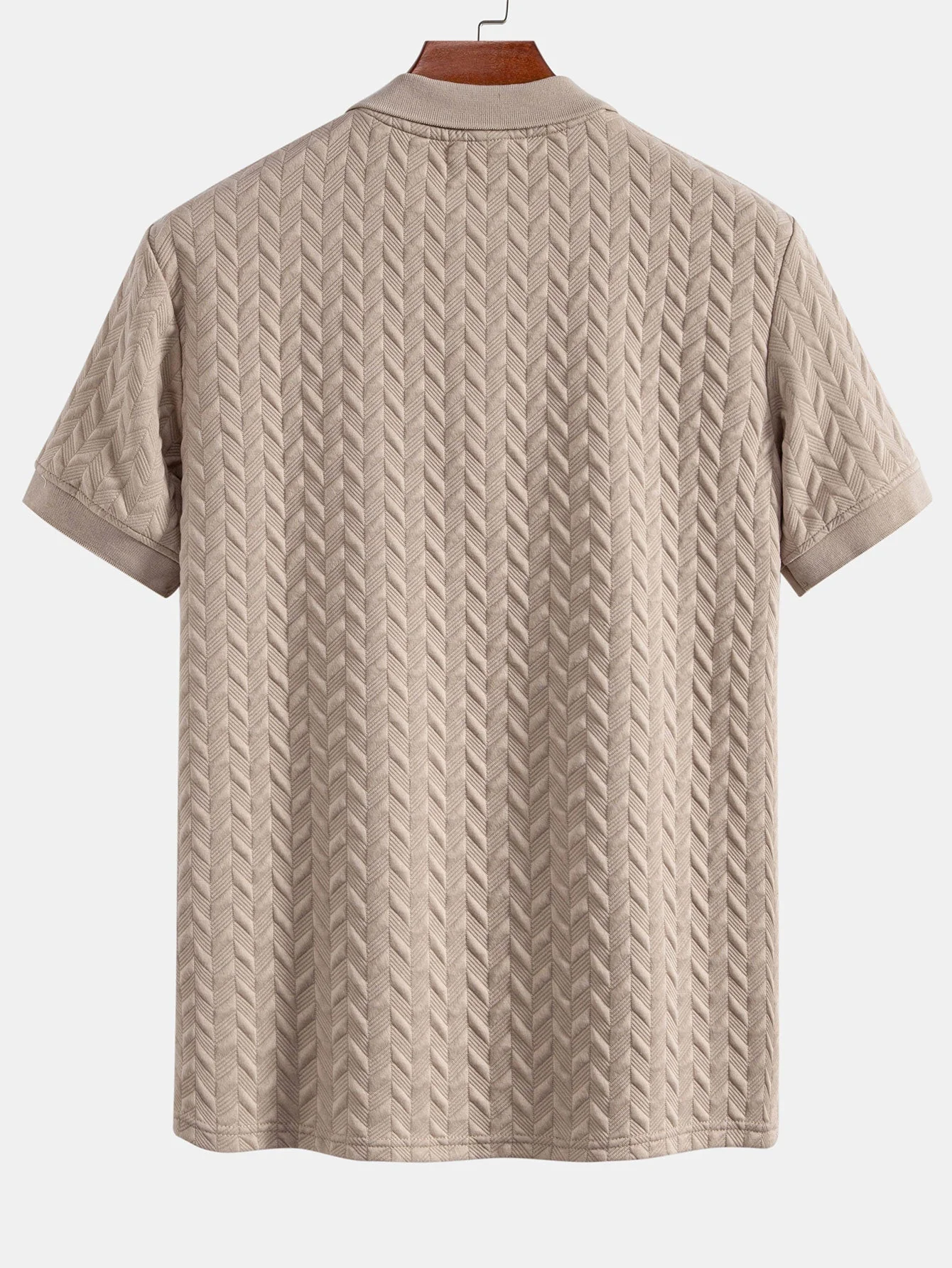 Colton | Geometric Jacquard Polo - Image 6