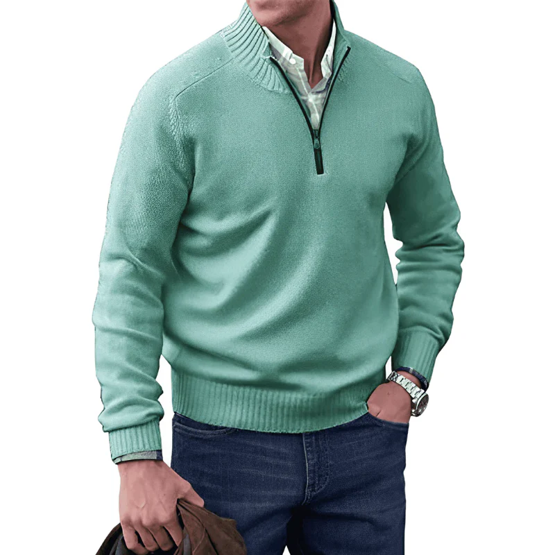 Connor® | Cashmere Sweater With Zipper - Image 3