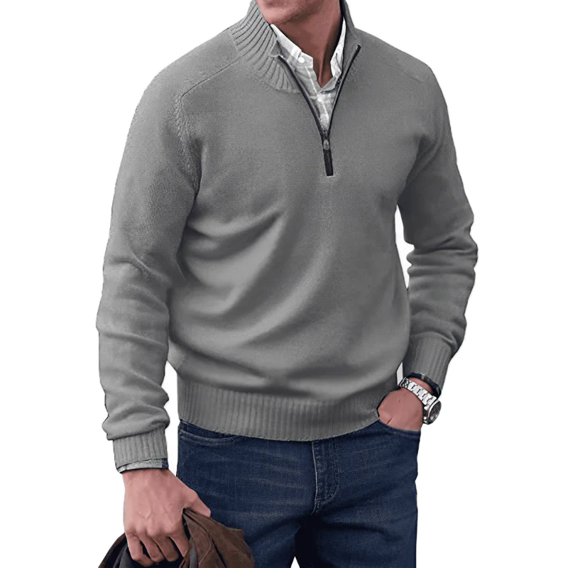 Connor® | Cashmere Sweater With Zipper - Image 7