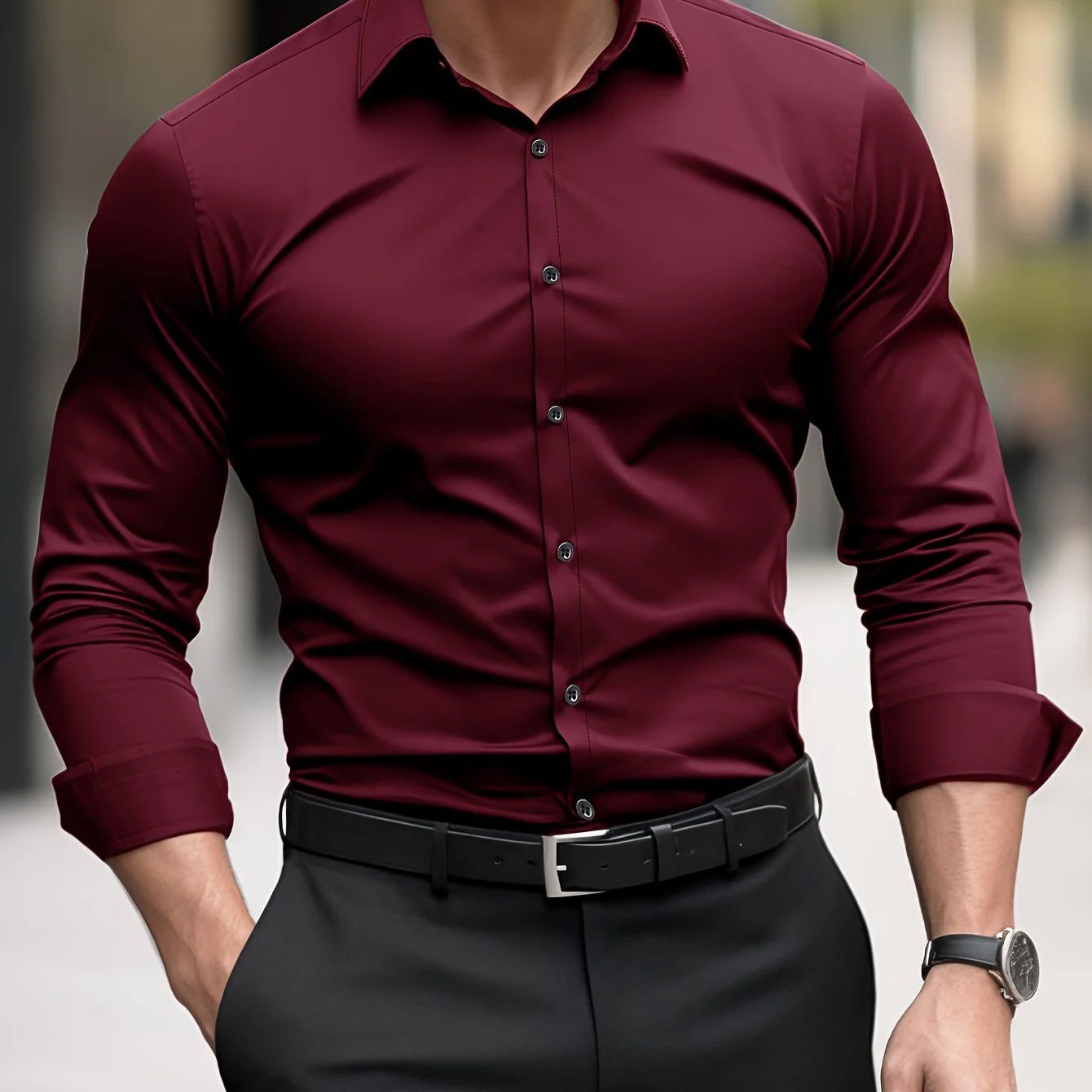 Connor | Slim FIt Dress Shirt - Image 12