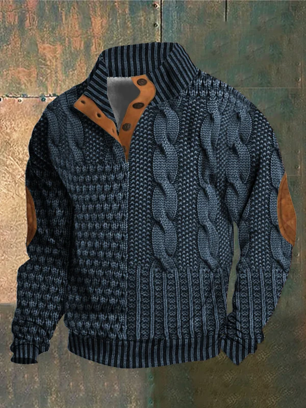 Connor | Warm Patterned Sweater - Image 6