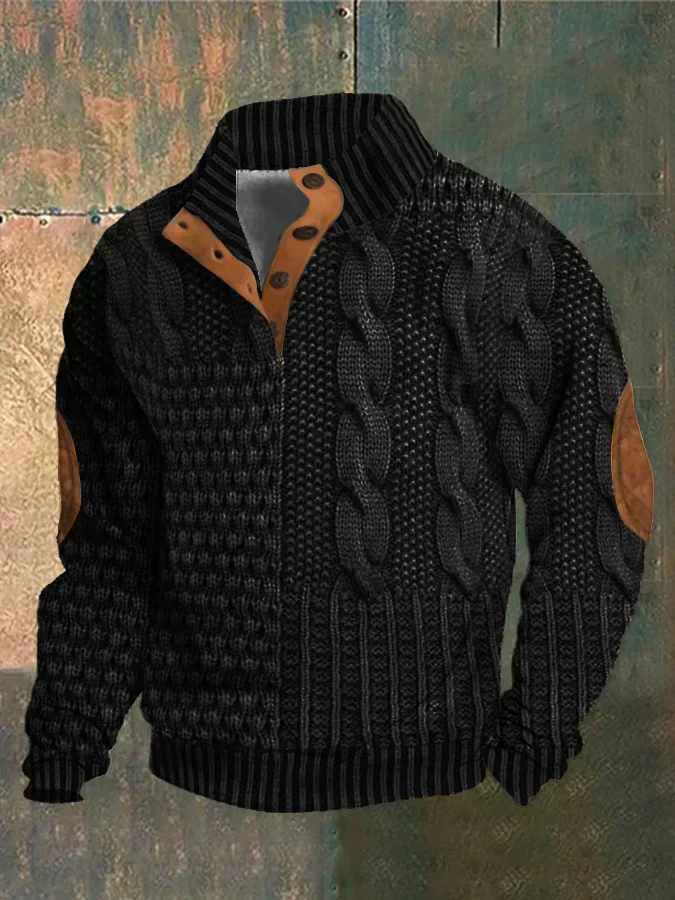 Connor | Warm Patterned Sweater - Image 8