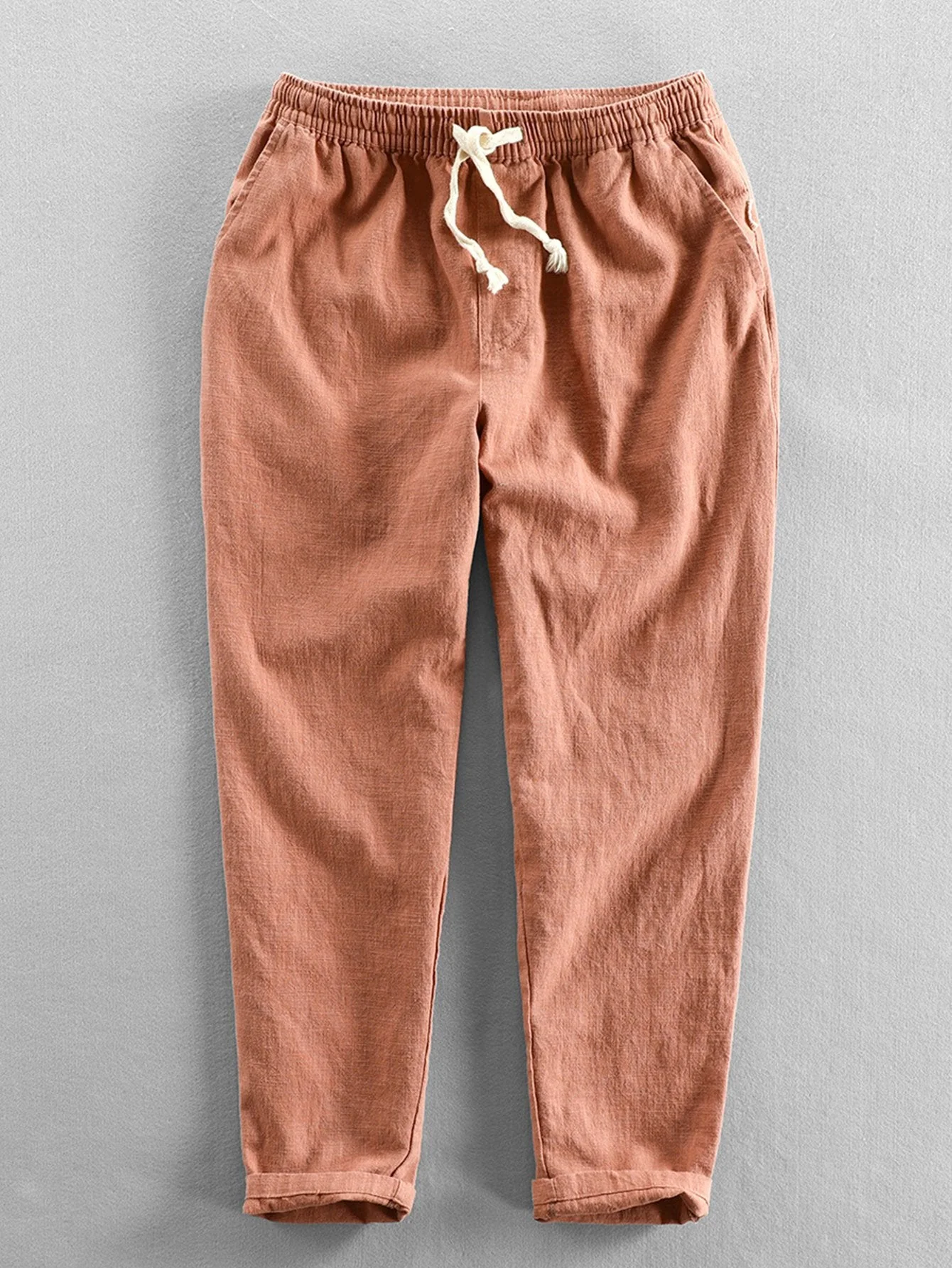 Conrad® | Linen Cotton Blend Cropped Pants - Image 7