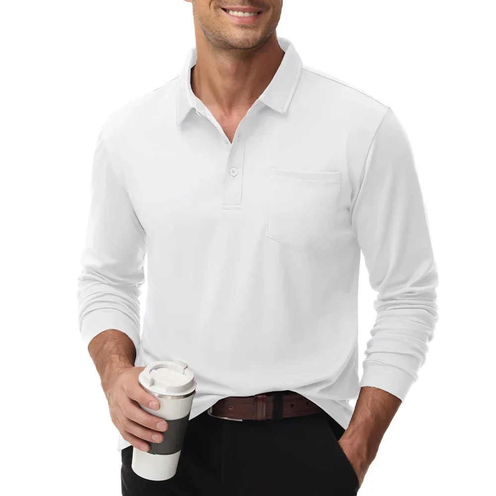 Conrad® | Men'S Polo Shirt Long Sleeves - Image 2