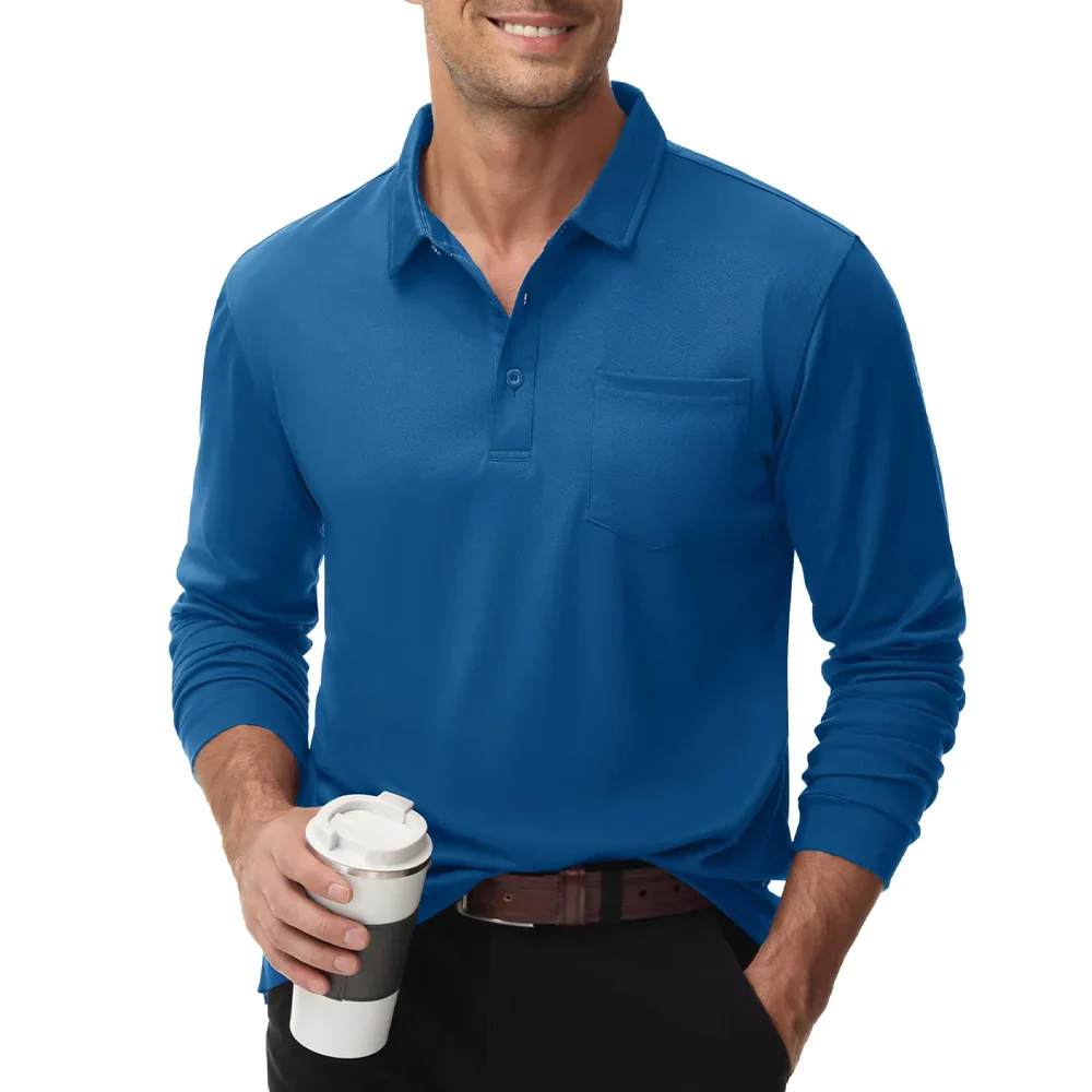 Conrad® | Men'S Polo Shirt Long Sleeves - Image 5