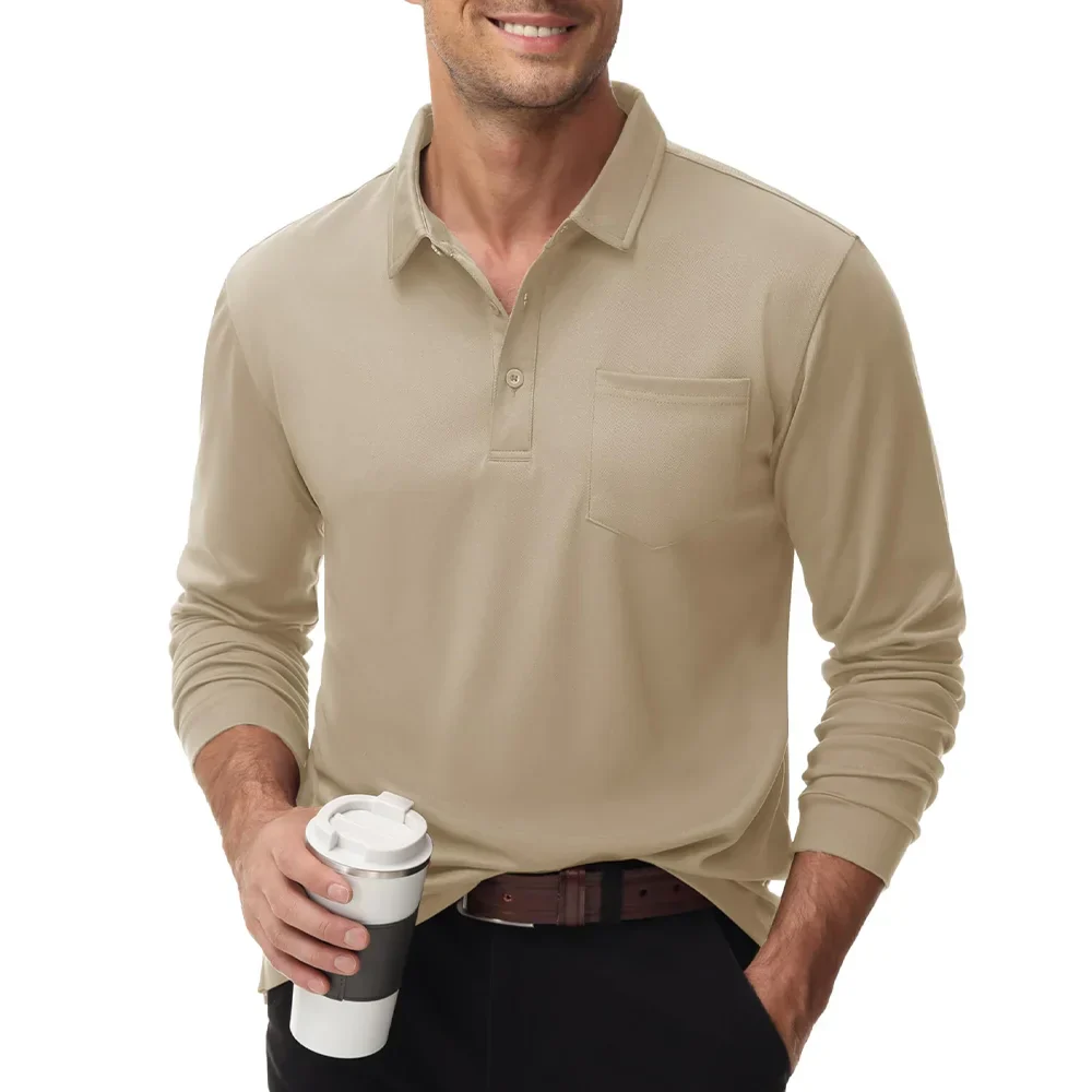 Conrad® | Men'S Polo Shirt Long Sleeves - Image 6