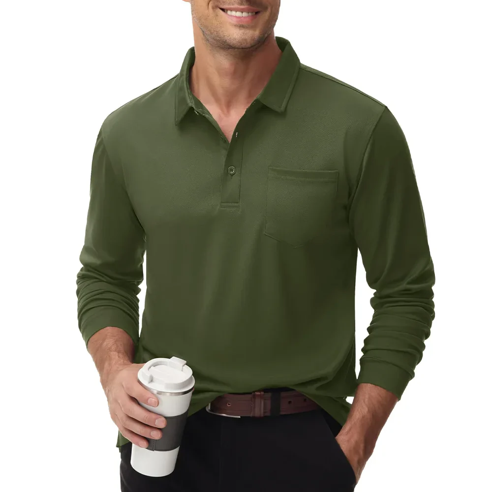 Conrad® | Men'S Polo Shirt Long Sleeves - Image 8