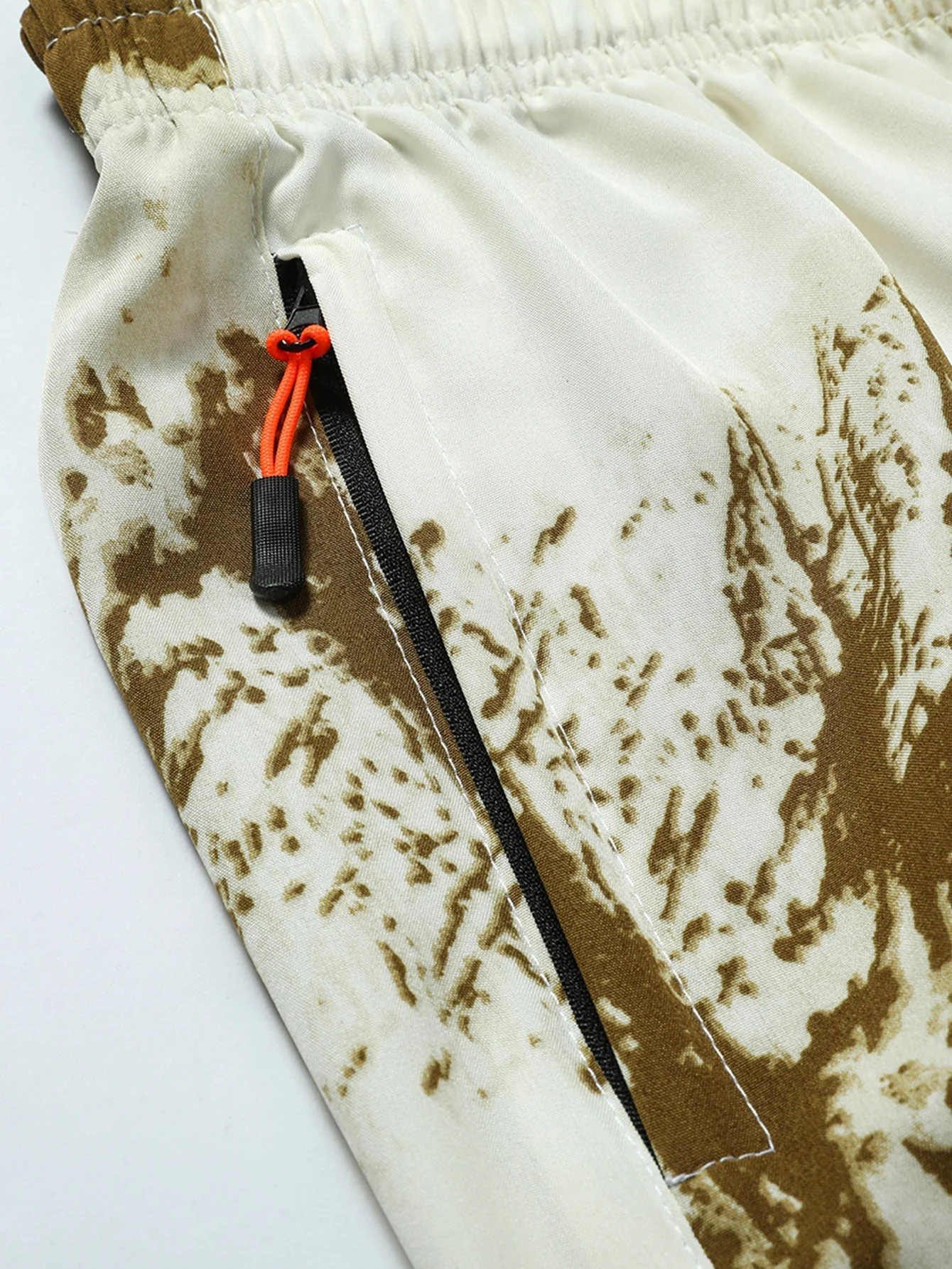 Conrad | Ink Print Zipper Pocket Shorts - Image 8