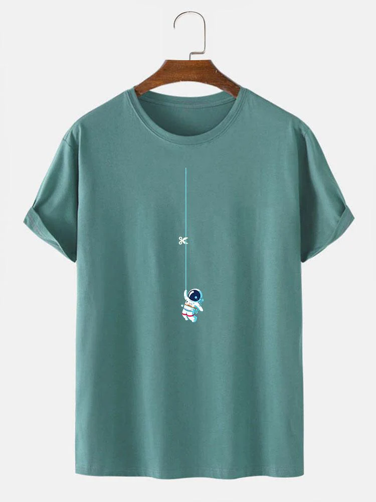 Cooper® | Astronaut On A String Print T-Shirt - Image 6