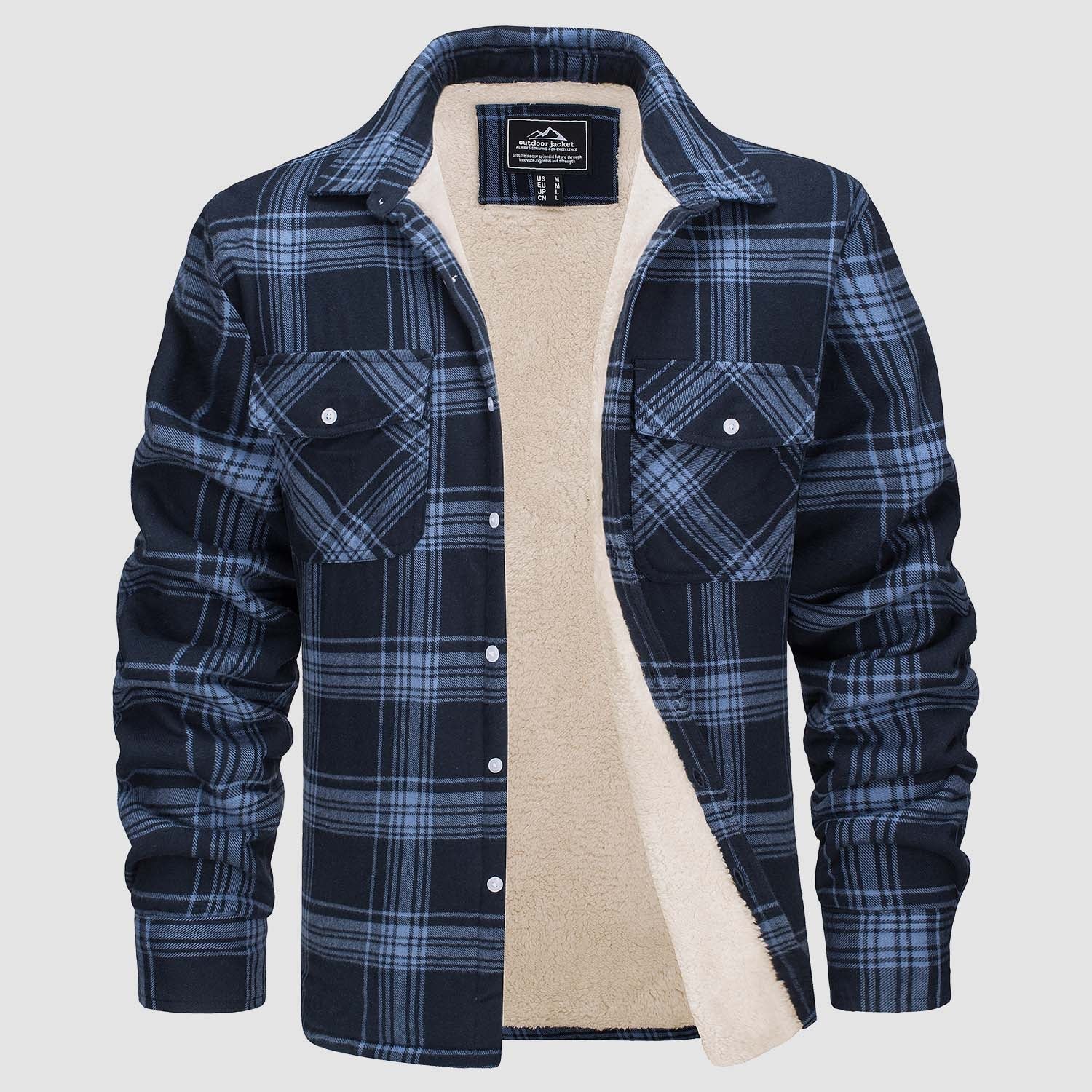 Cooper® | Lined Checkered Shirt Coat - Image 12