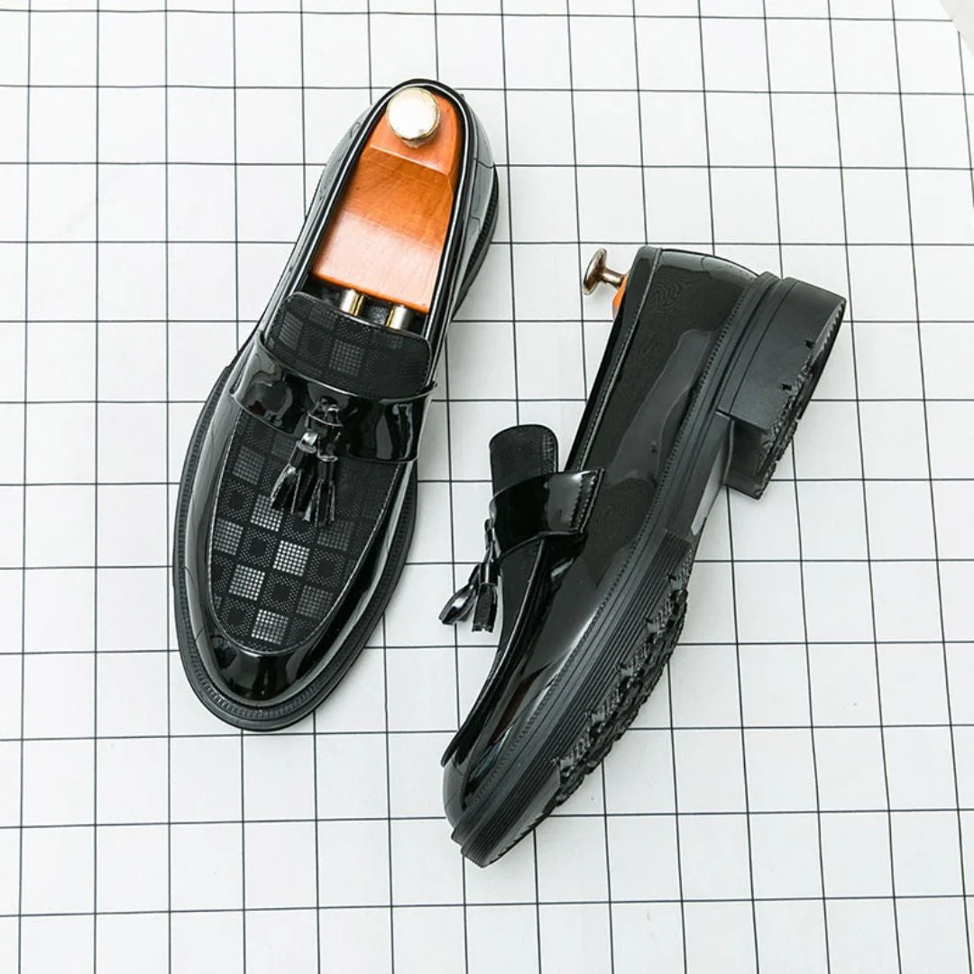 Corbin | Maximilian Luxe Checkered Loafers - Image 5