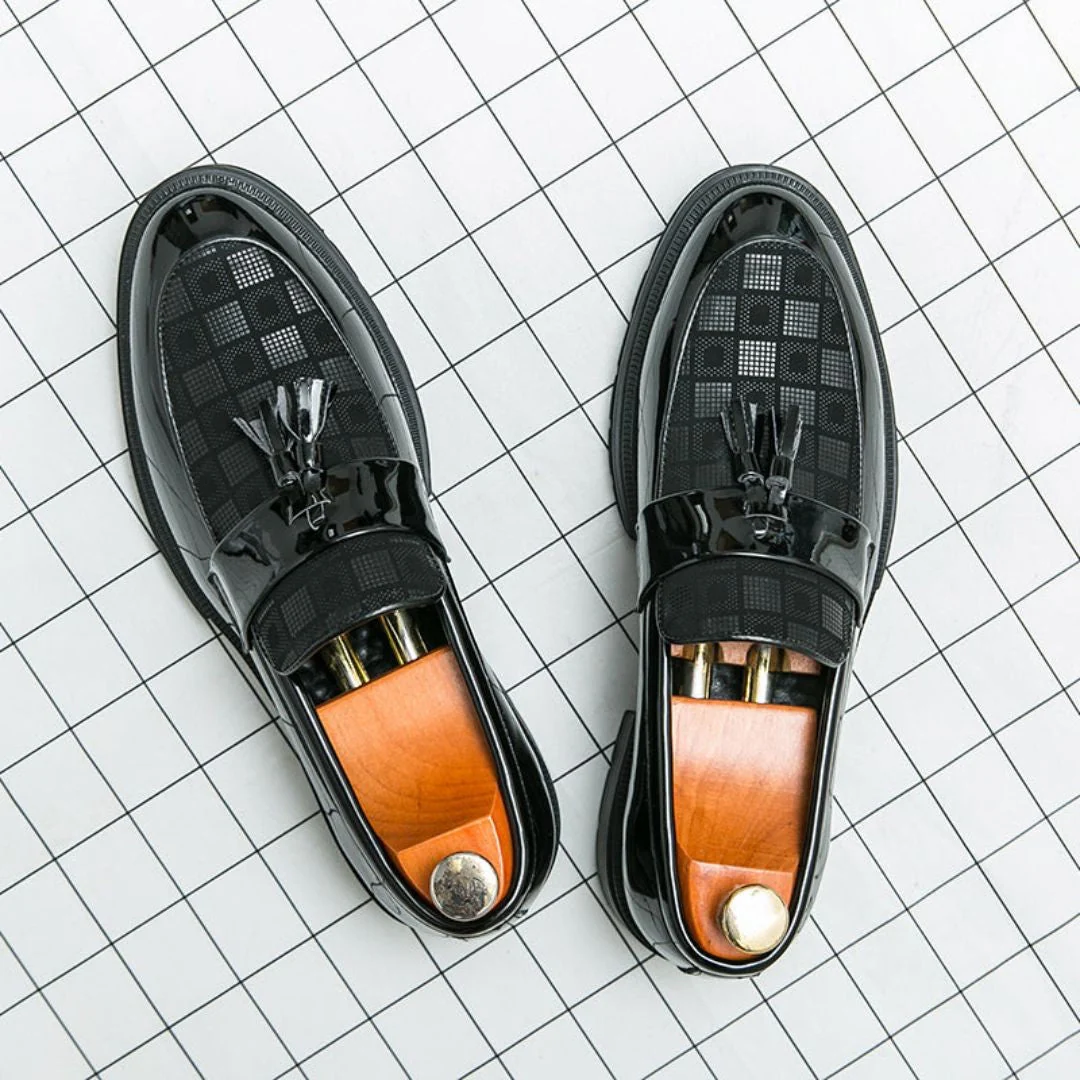 Corbin | Maximilian Luxe Checkered Loafers - Image 6