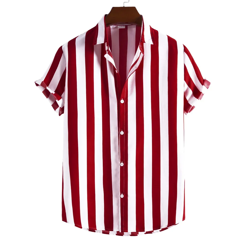 Corbin | Striped Short Sleeved Summer Shirt - Image 4