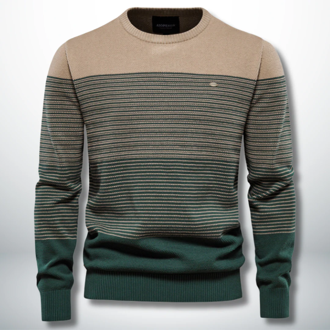 Corey® | Practical And Versatile Striped Sweater - Image 4