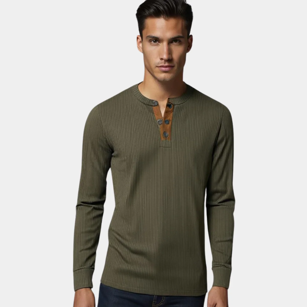 Corey® | Striped Long-Sleeved Sweater
