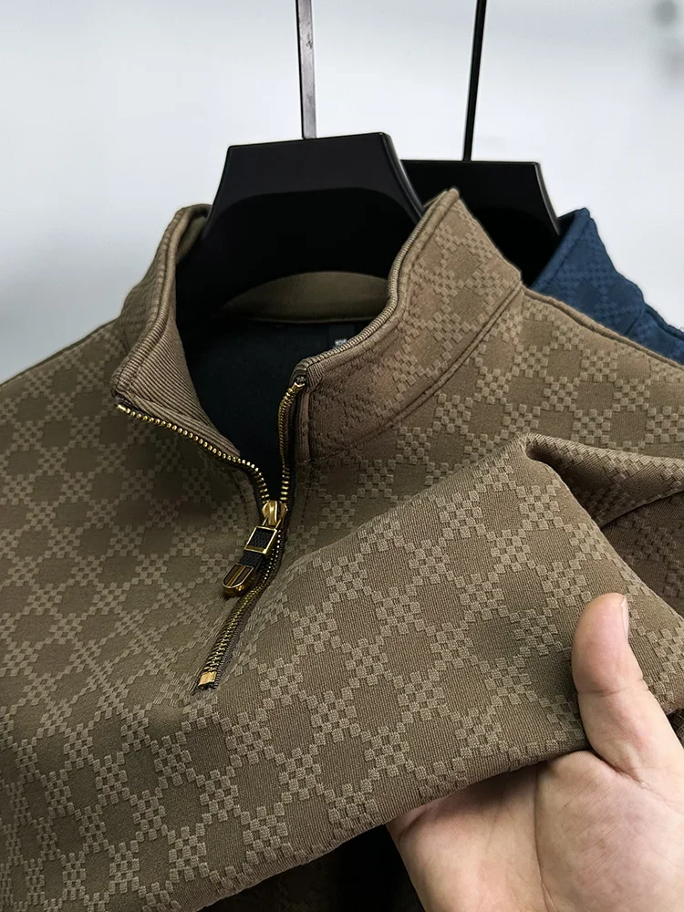 Cormac® | Luxury Cardigan With Standing Collar For Men - Image 3