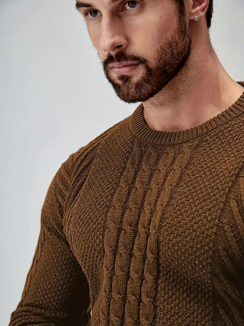 Cornelio® | Rib Knit Sweater For Men - Image 4