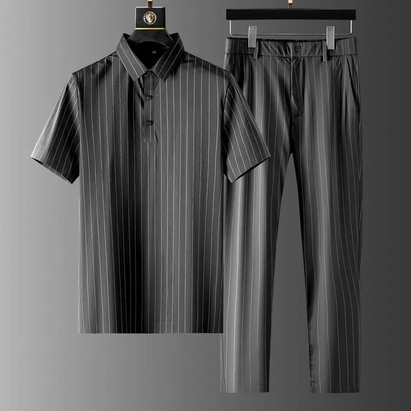 Cosme® | Belluno Pinstripe Suit Set - Image 2