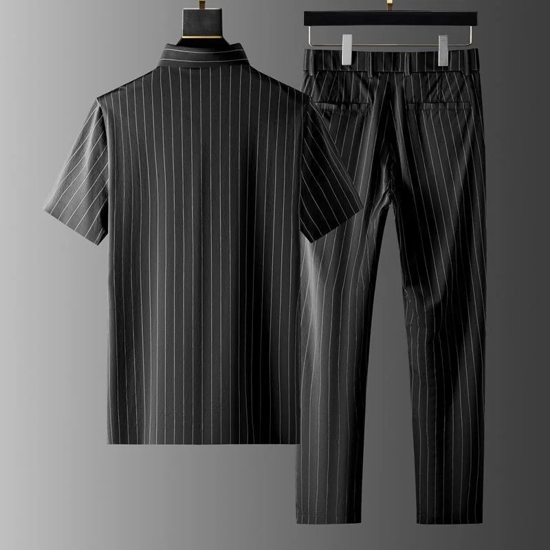 Cosme® | Belluno Pinstripe Suit Set - Image 4
